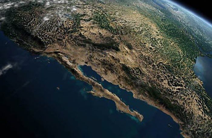 Baja California - Foto Satelite